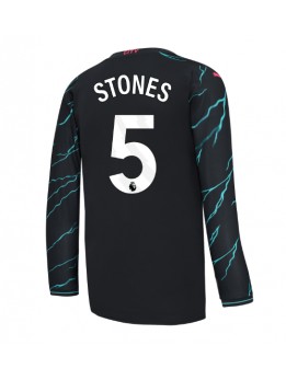 Moški Nogometna dresi replika Manchester City John Stones #5 Tretji 2023-24 Dolgi rokav